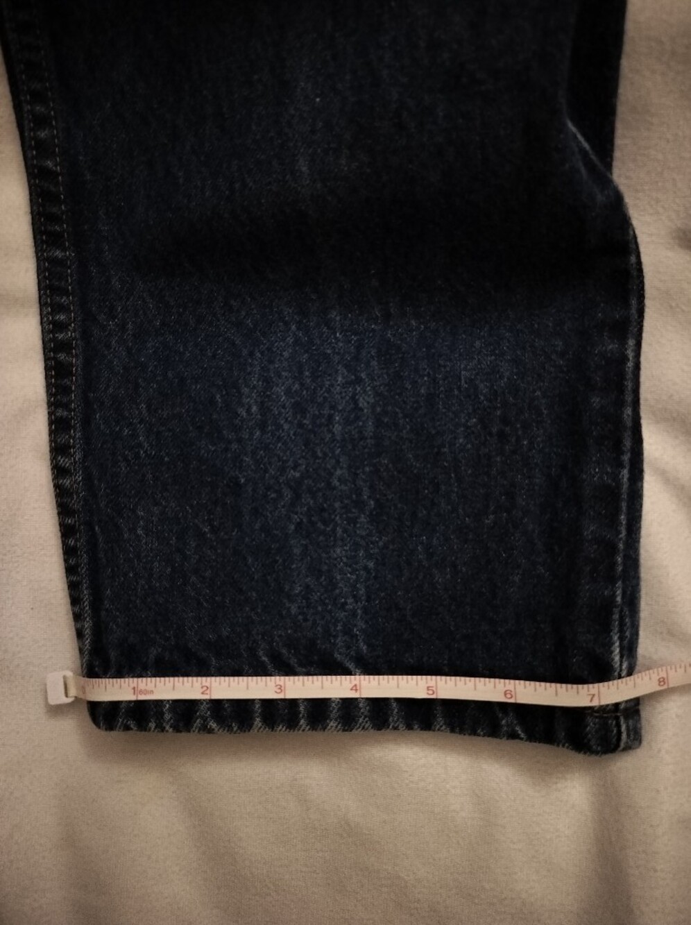 Levi’s 505 Regular Straight Fit Denim Jeans Red Tab Men’s 34x32 Fit (VTG 36x32) - Picture 8 of 17
